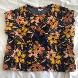 Madewell Floral Sweater